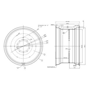 RODA ARO 38 DW 23BX38 - 10 FUROS (RD-11239)