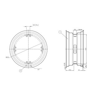 ARO 26 DW 12X26 X 04 PRESILHAS DUPLAS
