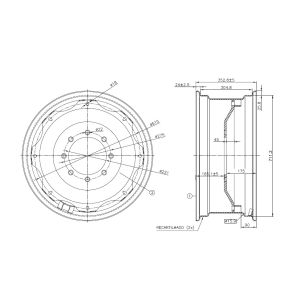 RODA ARO 28 W 12X28 - 08 FUROS X 08 PRESILHAS 
