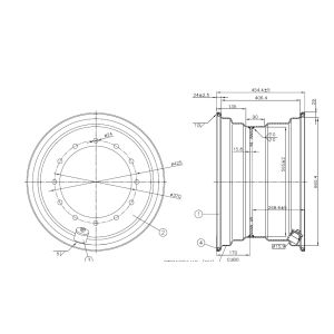RODA ARO 26 DW 16X26 12 FUROS 
