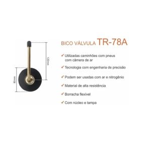 VALVULA BASE BORRACHA TR78 PREMIER