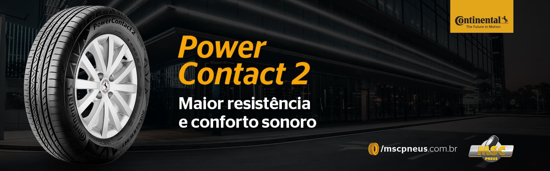 Pneu Continental Power Contact 2 - MSC Pneus